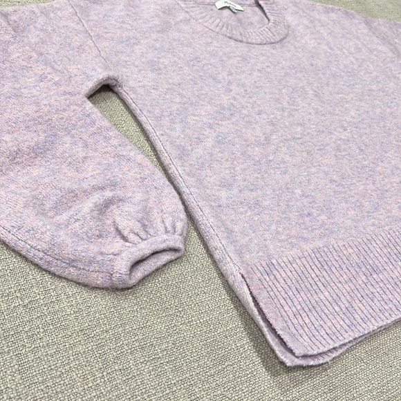 Madewell Round Neck Lavender Sweater Sz XXS - Picture 5 of 7